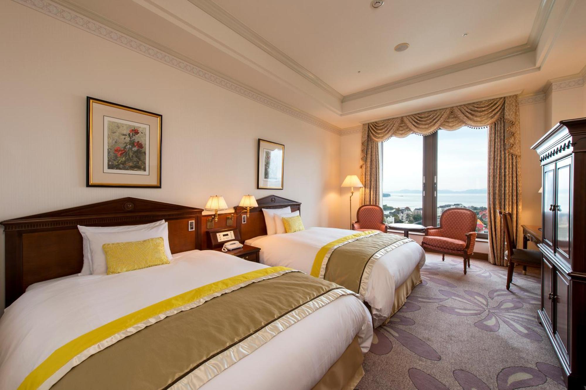 Hotel Okura Jr Huis Ten Bosch Сасебо Экстерьер фото Deluxe twin room