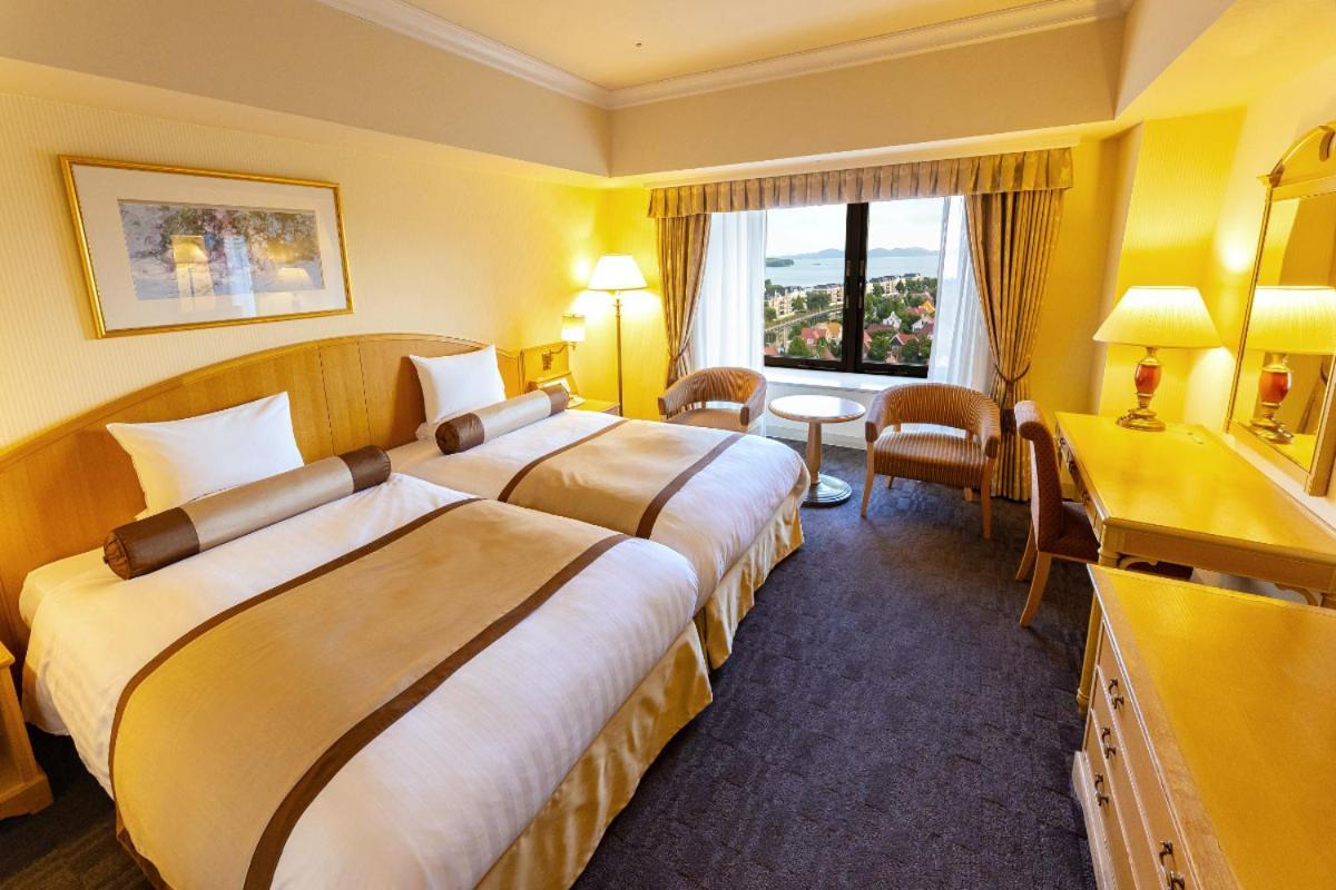 Hotel Okura Jr Huis Ten Bosch Сасебо Экстерьер фото Deluxe Twin Room
